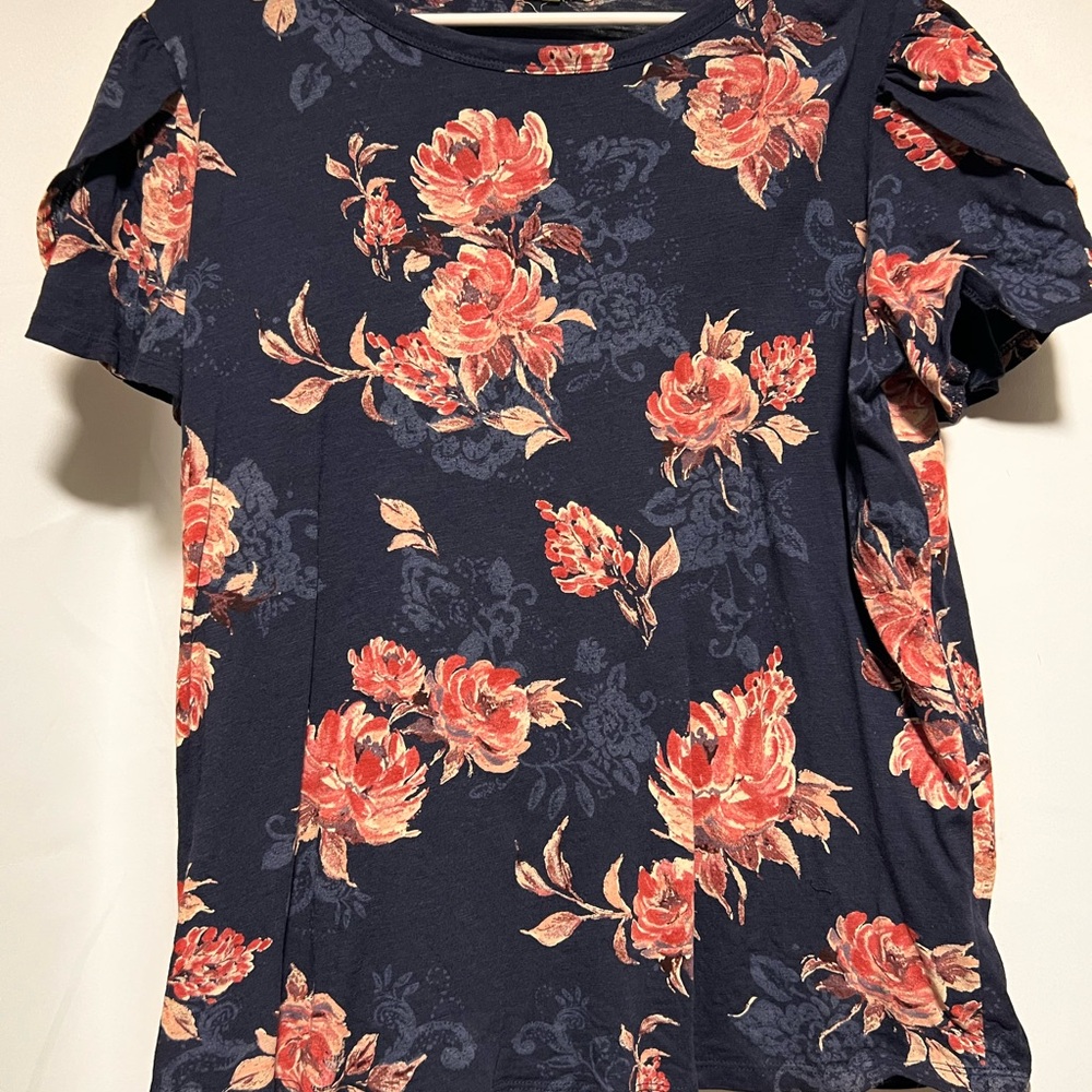 Floral Print Women's Top